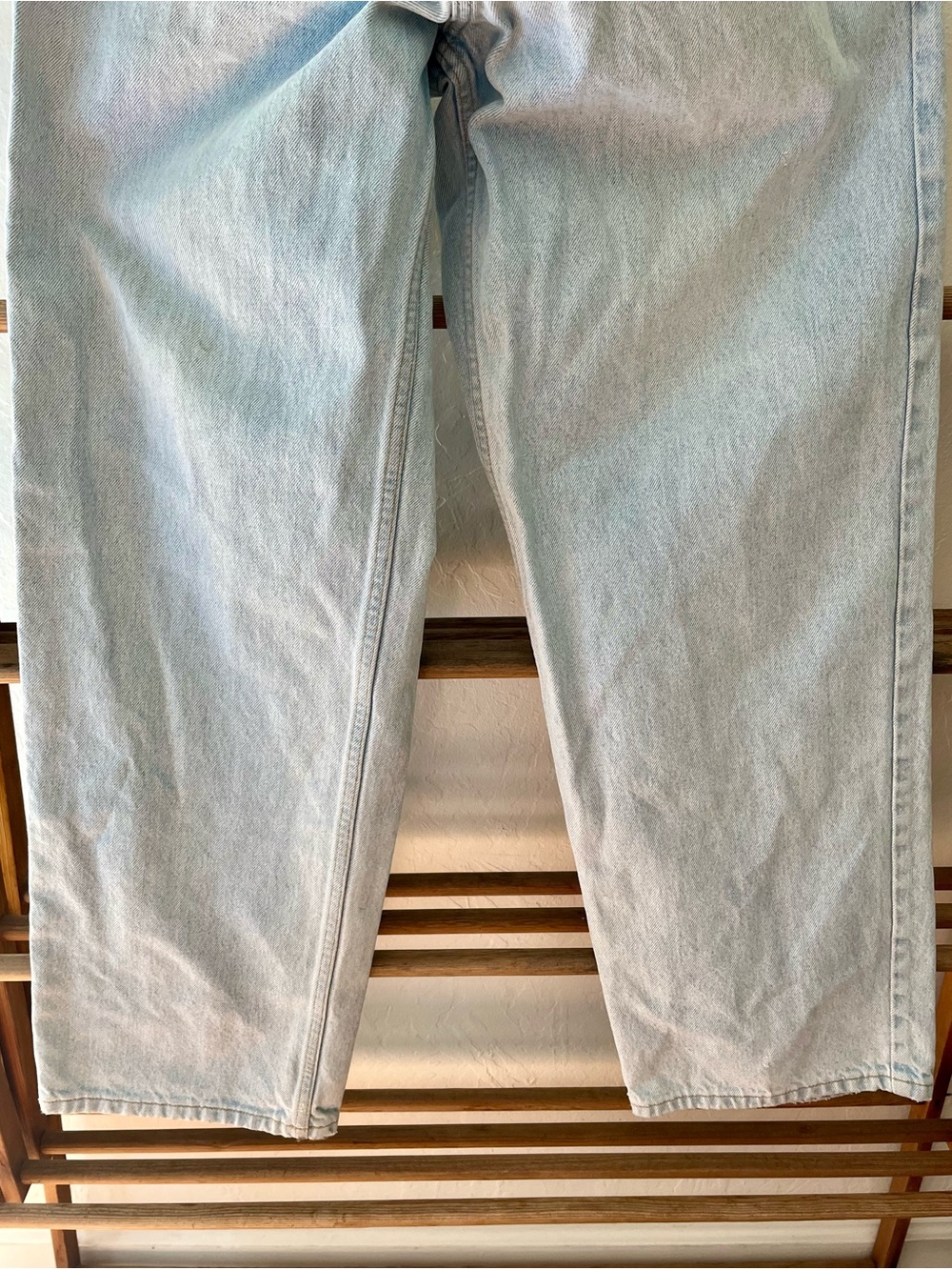 Vtg 90s/Y2K Anchor Blue Beyond Baggy Wide Leg Skate Denim 32x32 - Picture 6 of 9
